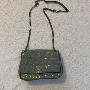 Michael Kors Gray Quilted Shoulder Bag